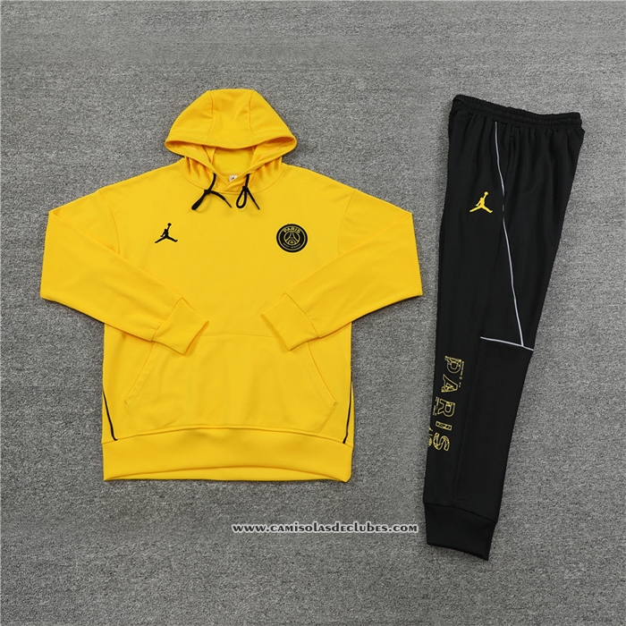 Fato de Treino Hoodie
 Paris Saint-Germain Jordan 2023 Crianca
 Amarelo
